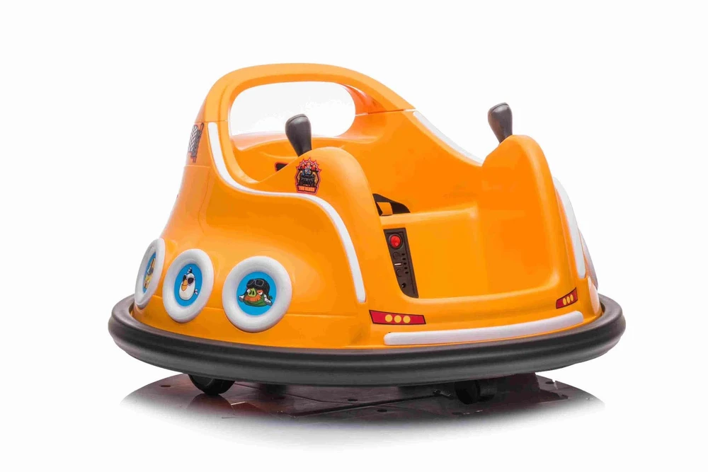 ממונעים לילדים- קרוסלה מתנגשת אנגרי בירדס 12V כולל שלט הורים!!
