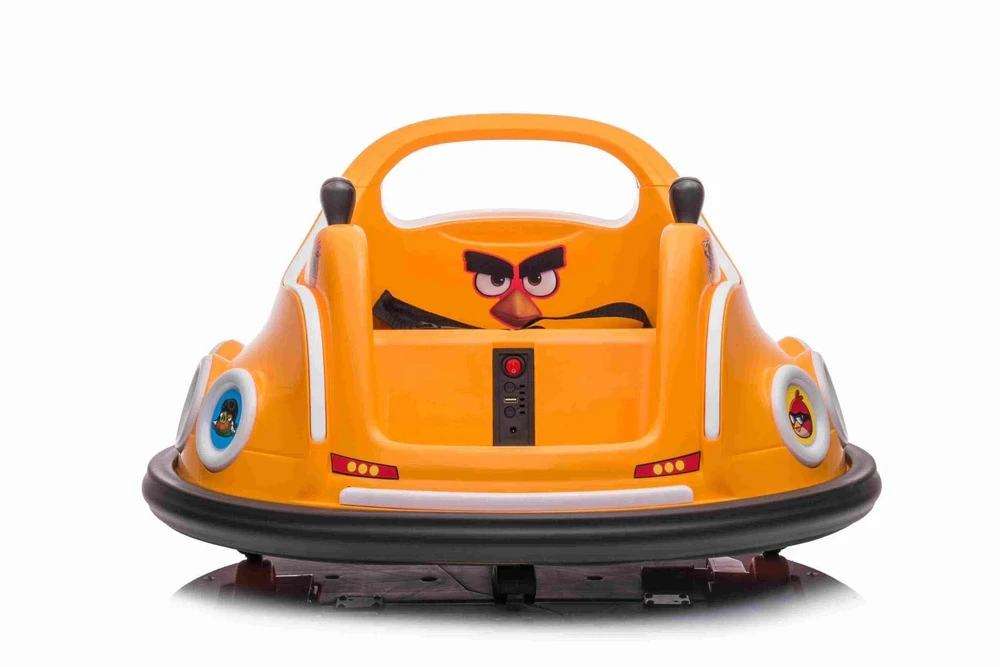 ממונעים לילדים- קרוסלה מתנגשת אנגרי בירדס 12V כולל שלט הורים!!