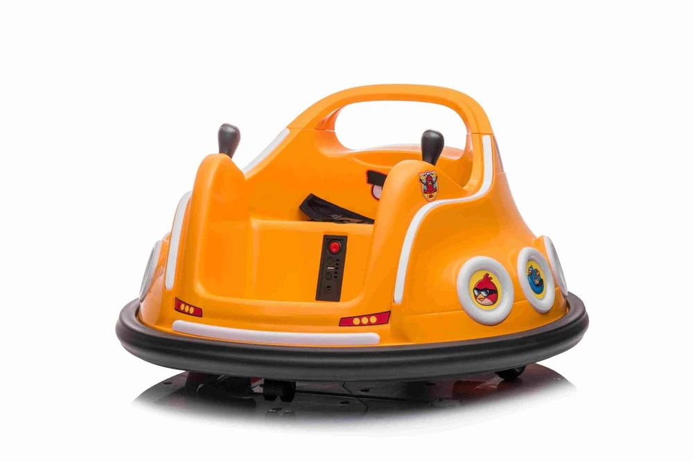 ממונעים לילדים- קרוסלה מתנגשת אנגרי בירדס 12V כולל שלט הורים!!